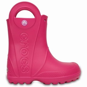 Crocs Handle It Rain Boots Candy Pink Daily Essentials Precision-Made