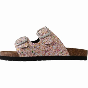 Understated Utility Your Daily System Name It Jet Stream Multi Glitter Flora Sandal Noos