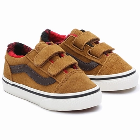 Lifestyle Built Vans Td Old Skool V Cozy Hug Golden Brown Sneakers