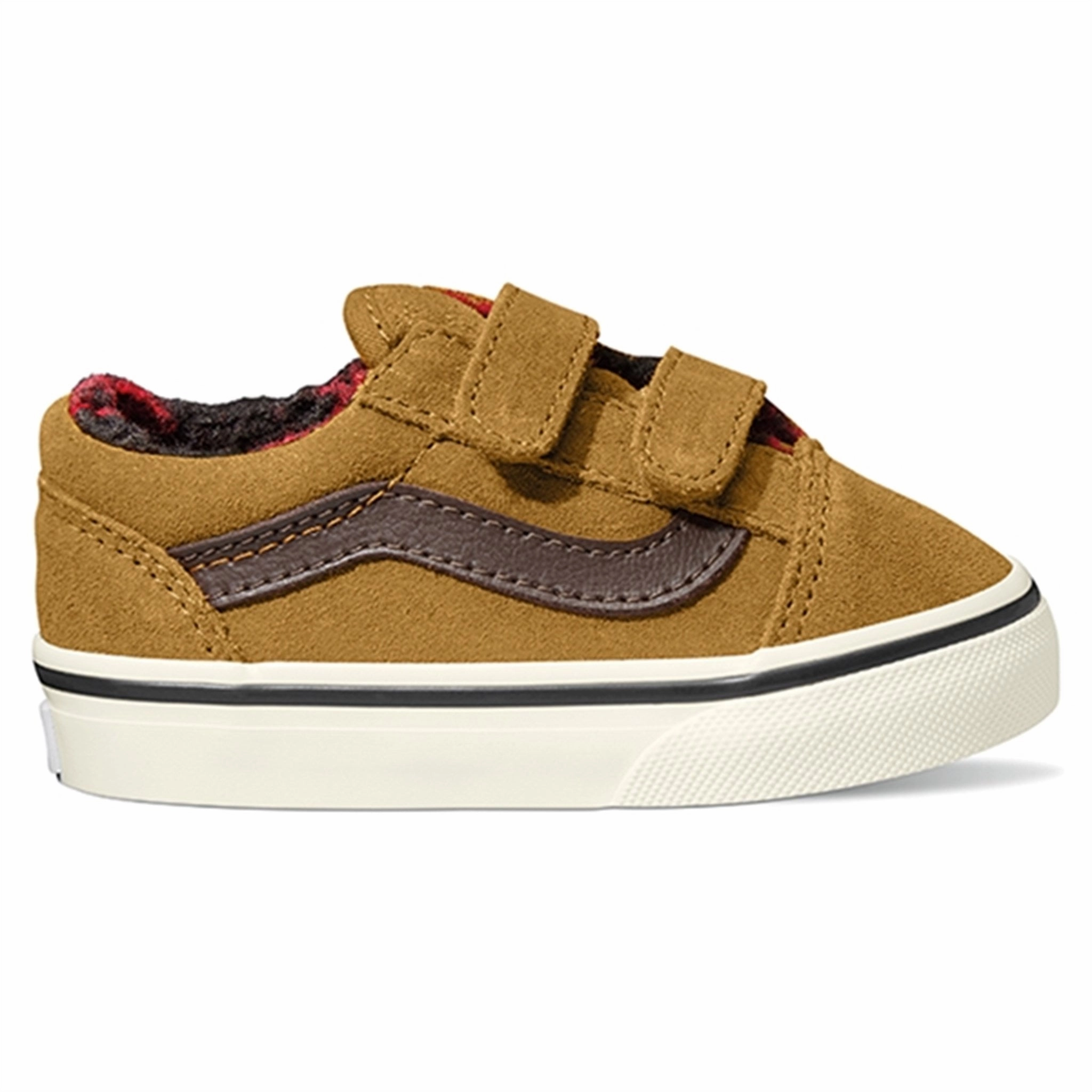 Movement Ready Adapted Living Vans Td Old Skool V Cozy Hug Golden Brown Sneakers