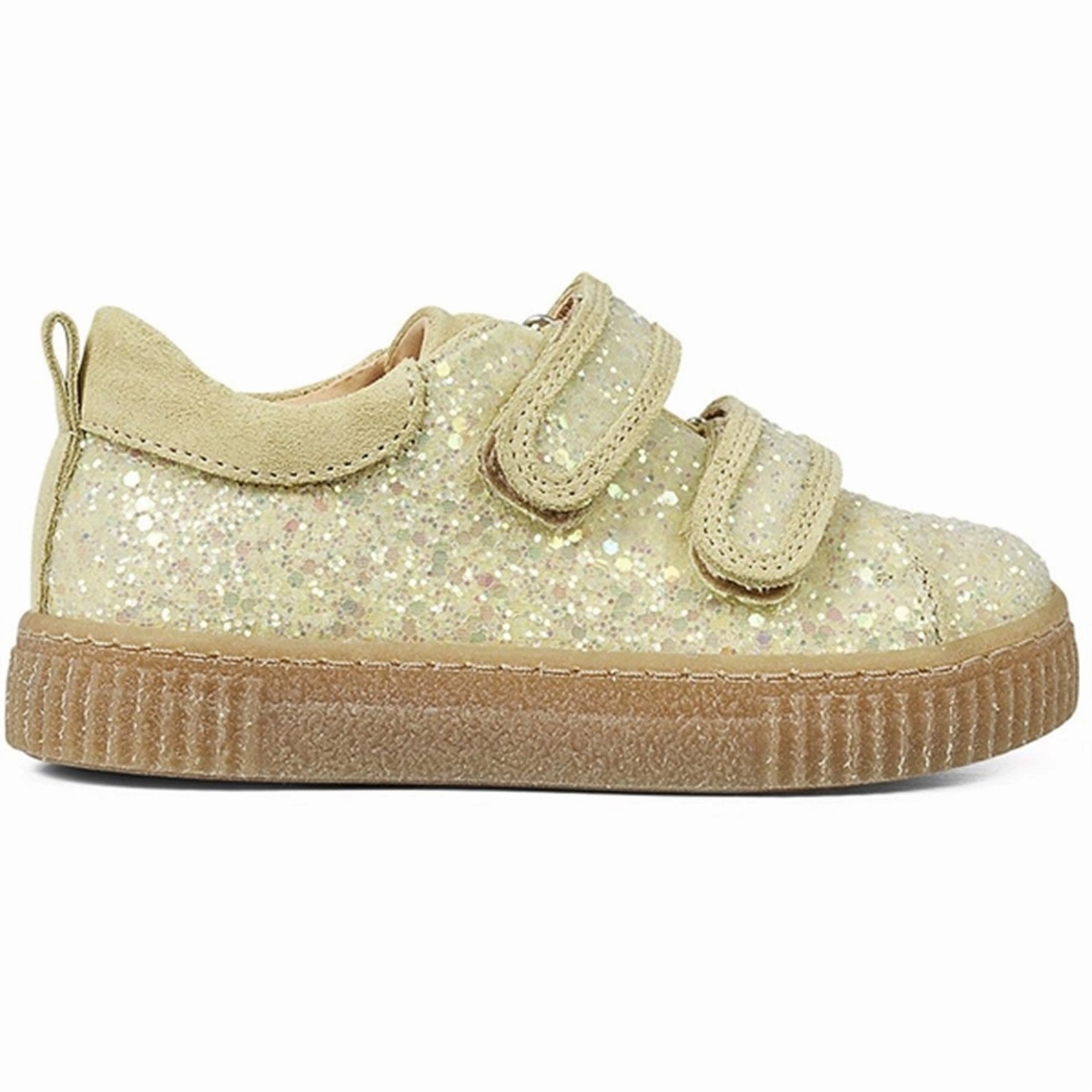 Modular Function Lifestyle Energy Angulus Glitter Sneaker M. Velcrolukning Lys Gul Glitter/Lys Gul