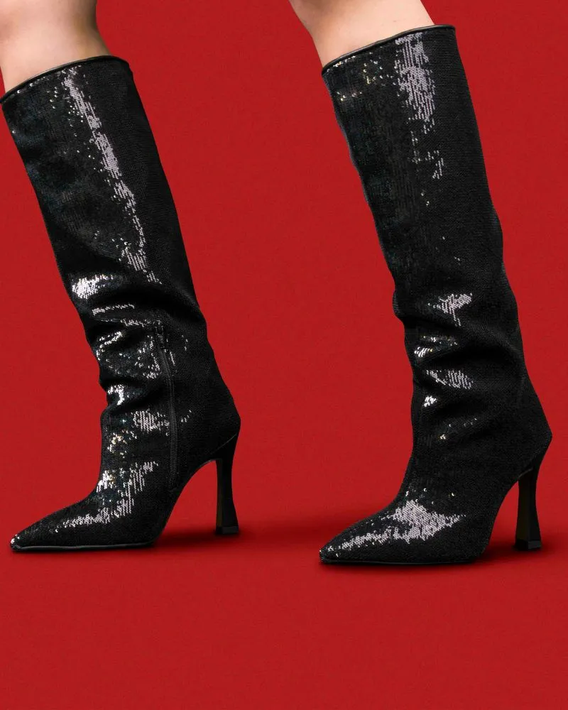 Zuri Black Sequins Form And Function New Classics