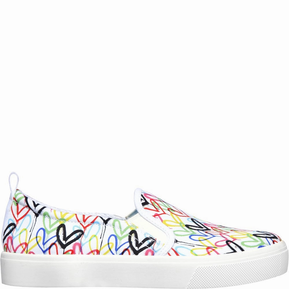 Lifestyle Fusion Intentional Vibe Skechers Poppy Drippin Love Slip On Shoes