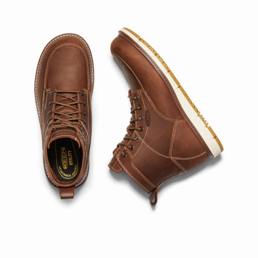 Men'S San Jose 6" Boot (Aluminum Toe)  |  Gingerbread/Gum Easy Motion Clean-Styled