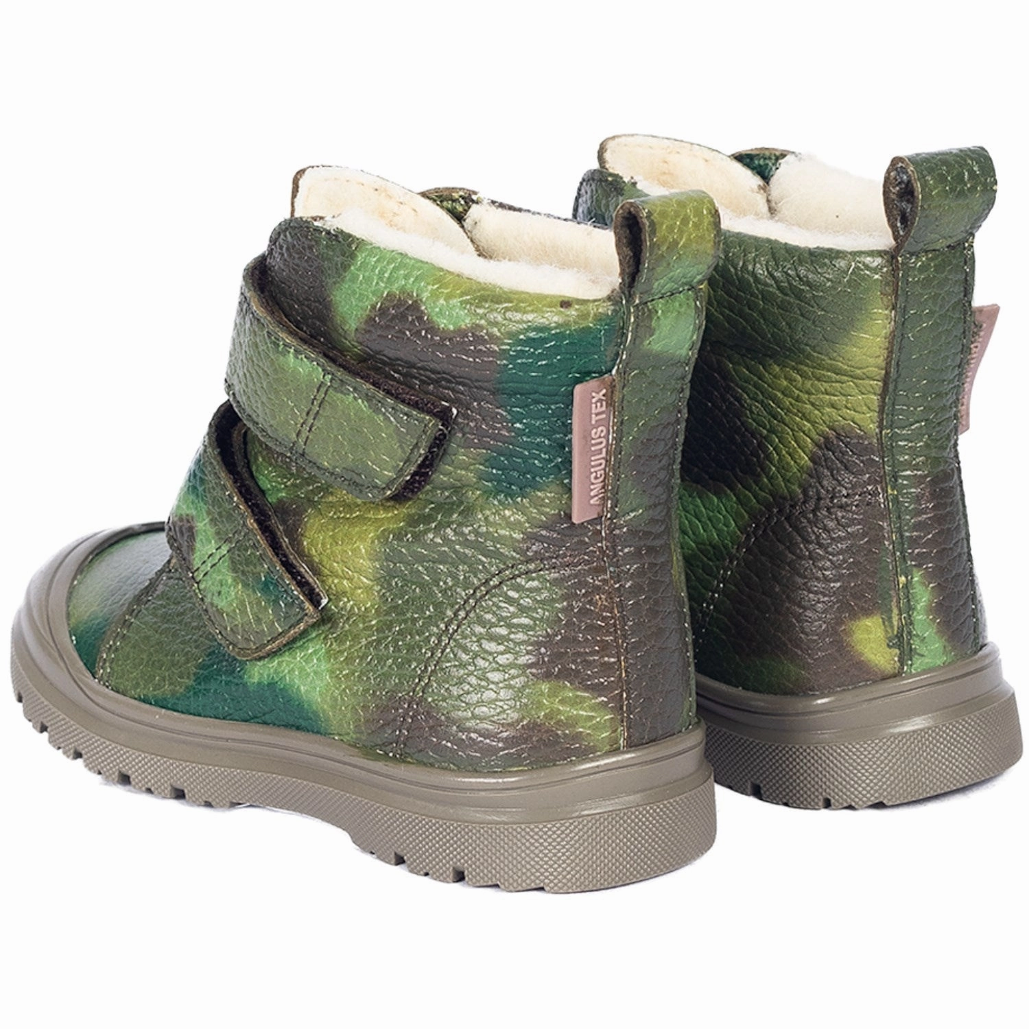 Angulus Camo Print Tex-Boot Med Merino Woolfoer Og Camouflageprint Structured Freedom
