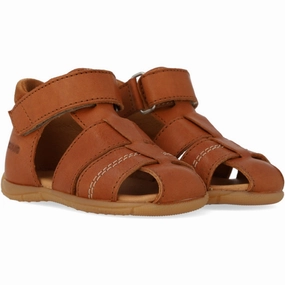 Angulus Candnac Barnets F?Rste Sandal Med Kontraststikninger Effortless Gear