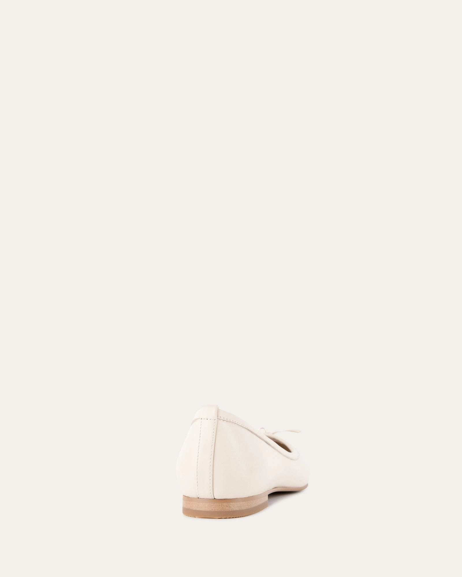 City-Layered Hermione Dress Flats Off White Leather