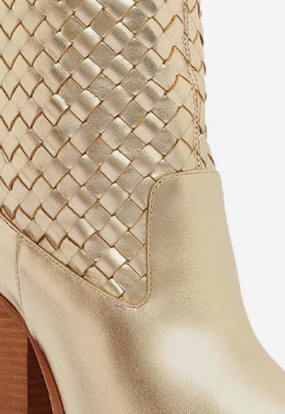 Ease In Motion Ella Woven Metallic Leather Boot