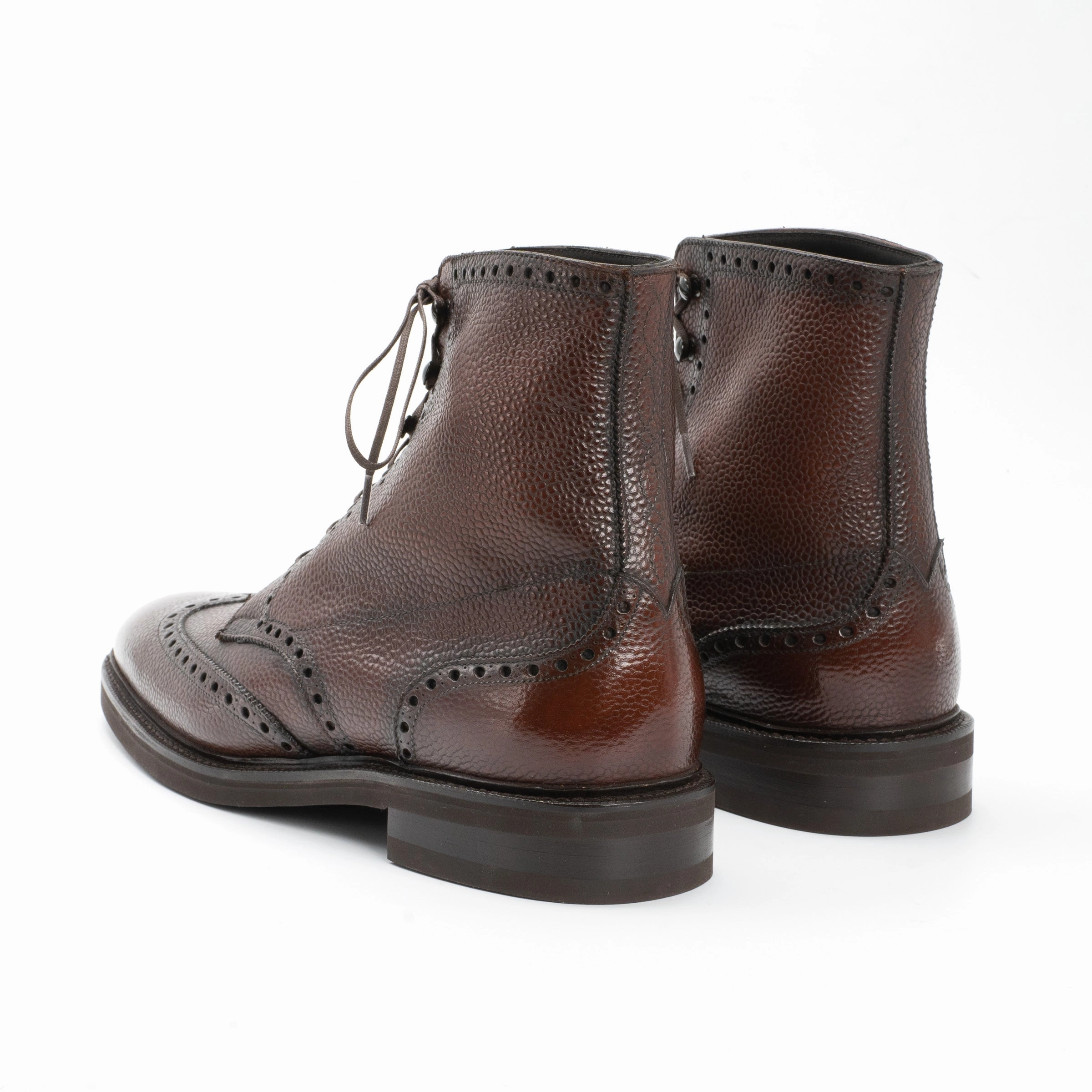 Ellington Wingtip Derby Boot Mto - Dark Caramel Updated Basics Clean Attitude