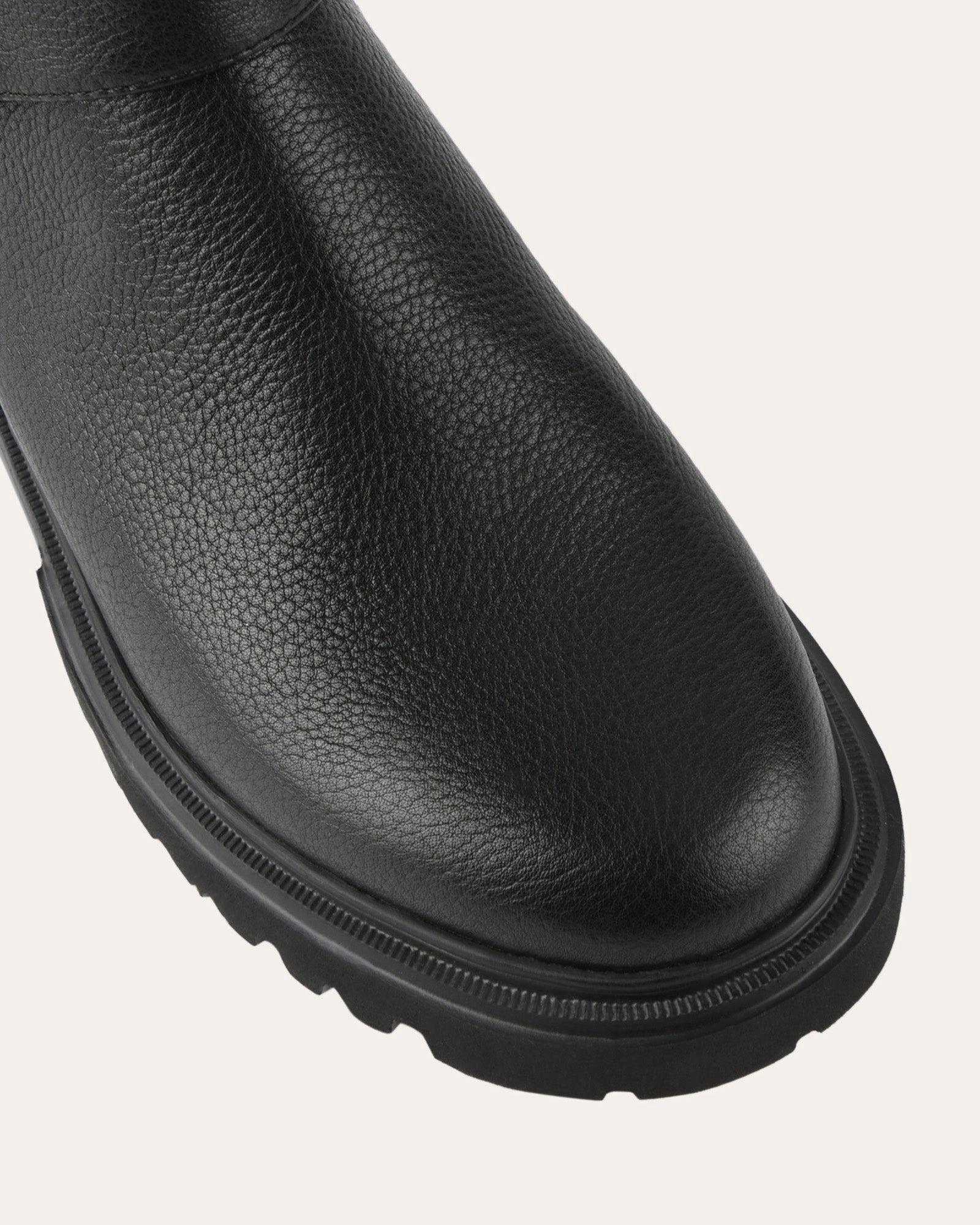 Elliot Flat Ankle Boots Black Leather Future-Neutral