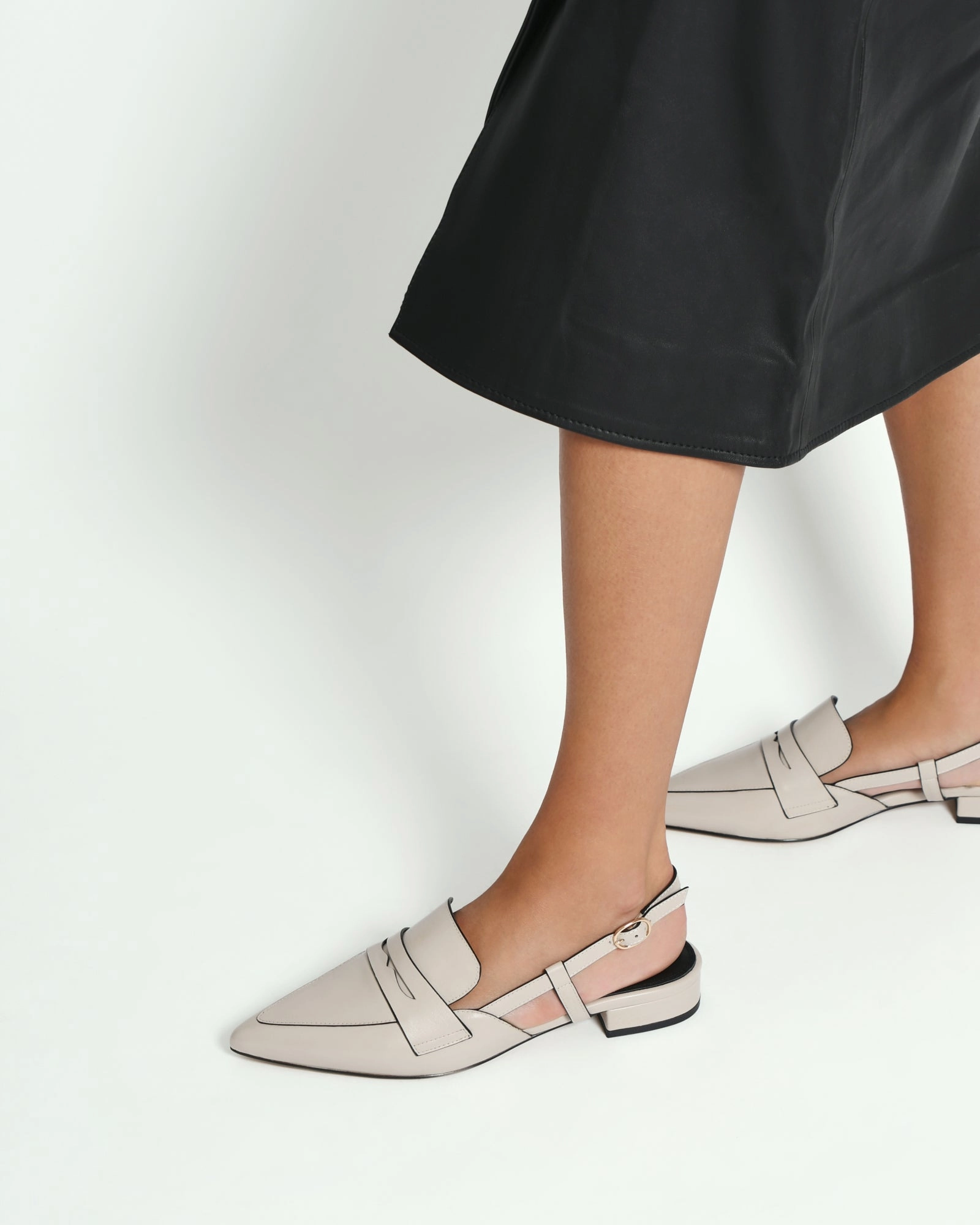 Eloise Dress Flats Bone Leather Everyday Ease Style Without Noise