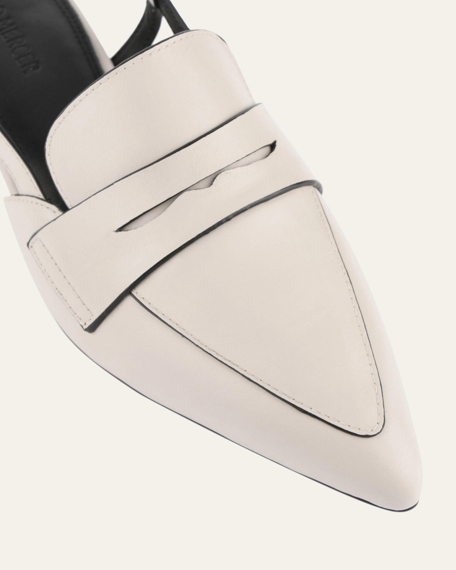 Eloise Dress Flats Bone Leather Motion-Driven