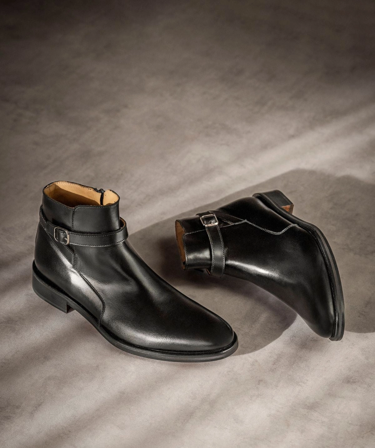 Elthon Black Ankle Boots Modular Core Low-Key Performance