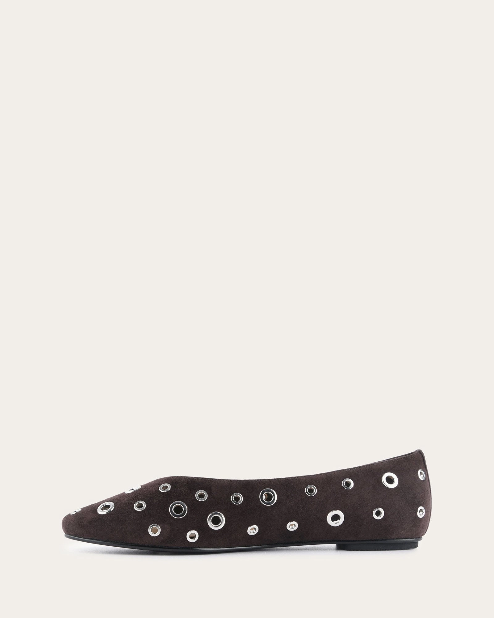 Elton Ballet Flats Bitter Choc Suede Purpose-Ready