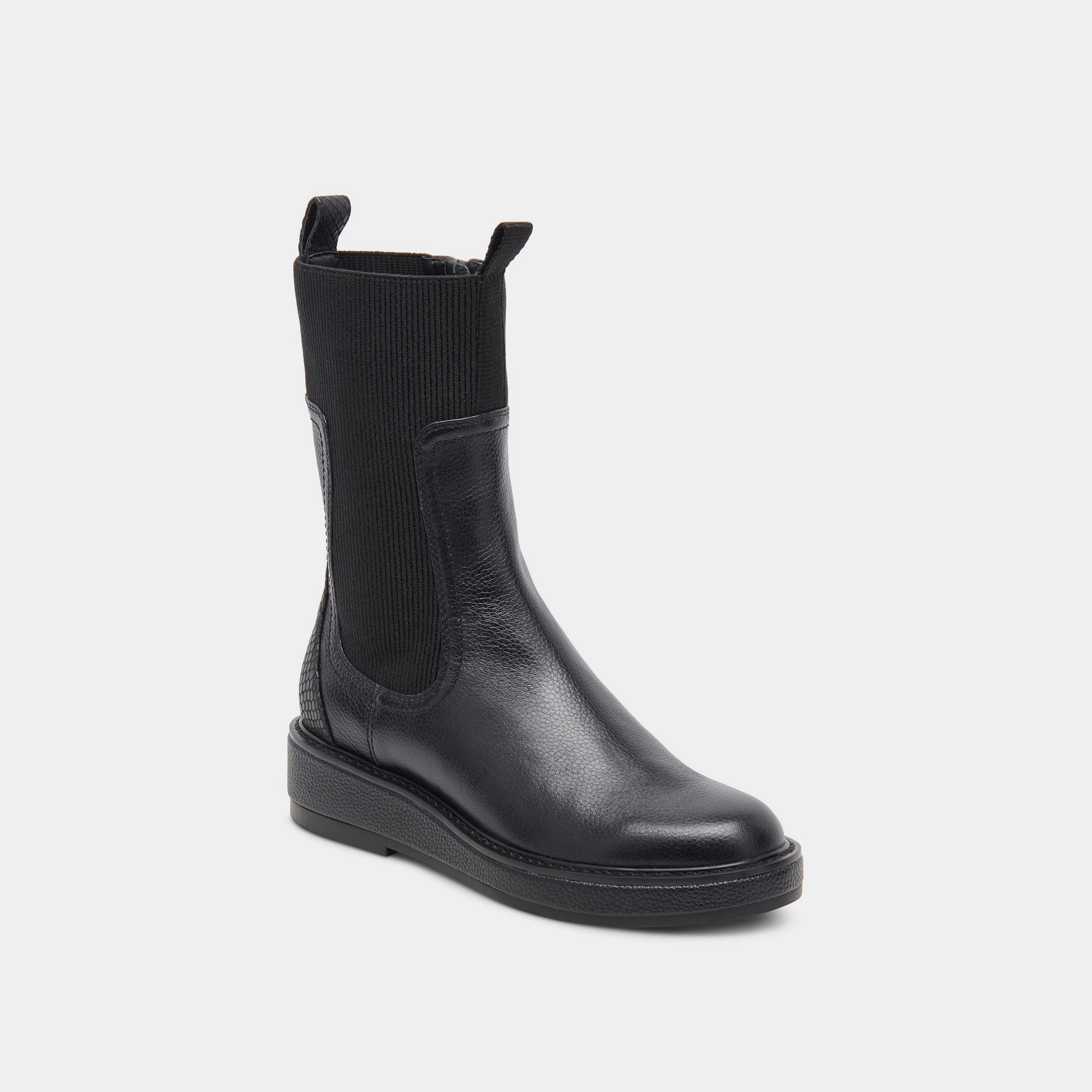 Elyse H2O Boots Black Leather Ready When You Are Subtle Tone