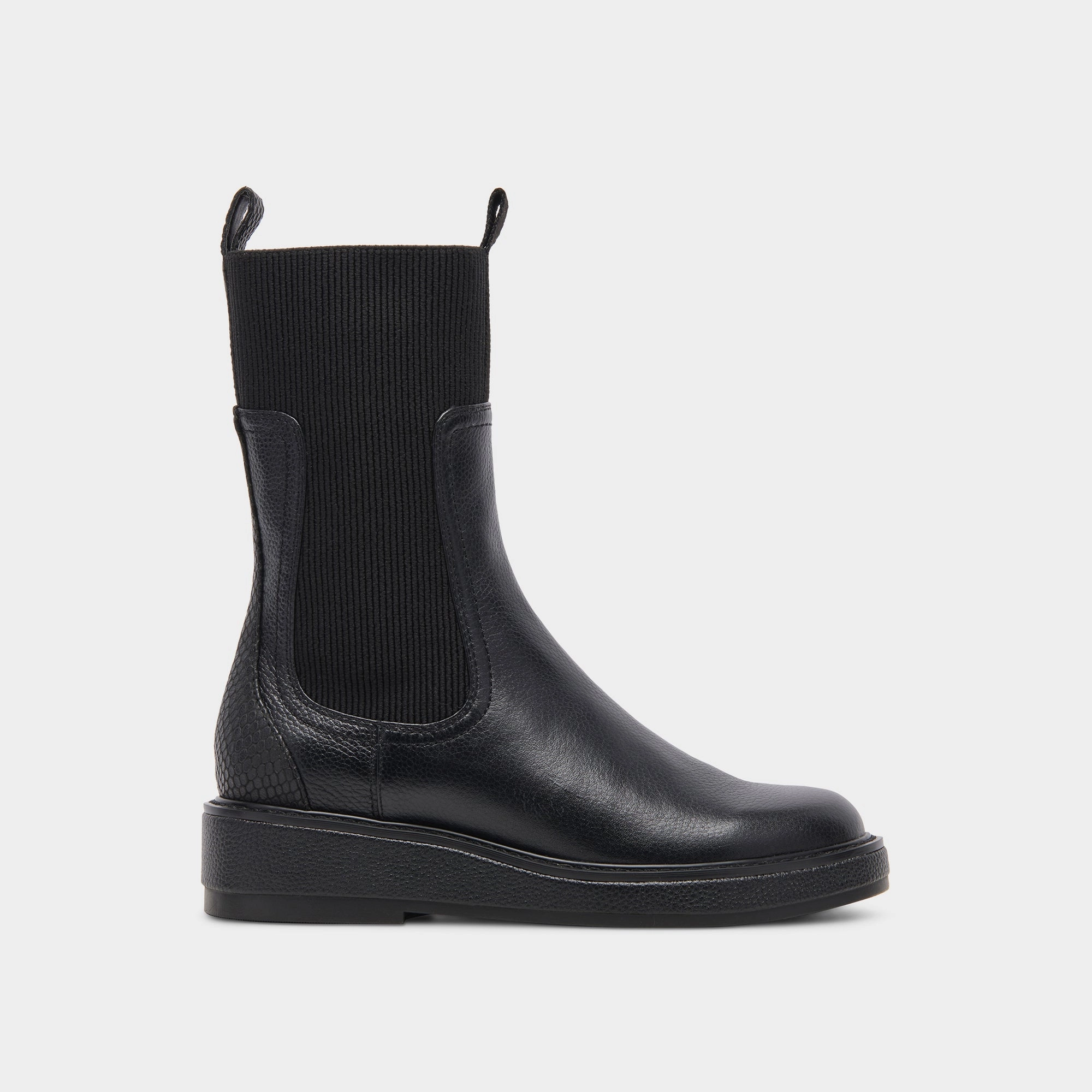 Elyse H2O Boots Black Leather Seamless City Journey Wear