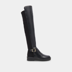 Ember Boots Black Leather Streamlined Pieces Your Rhythm Layer