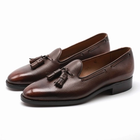 Urban-Motion Fit Emilio Loafer - Dark Oak Handmade Patina