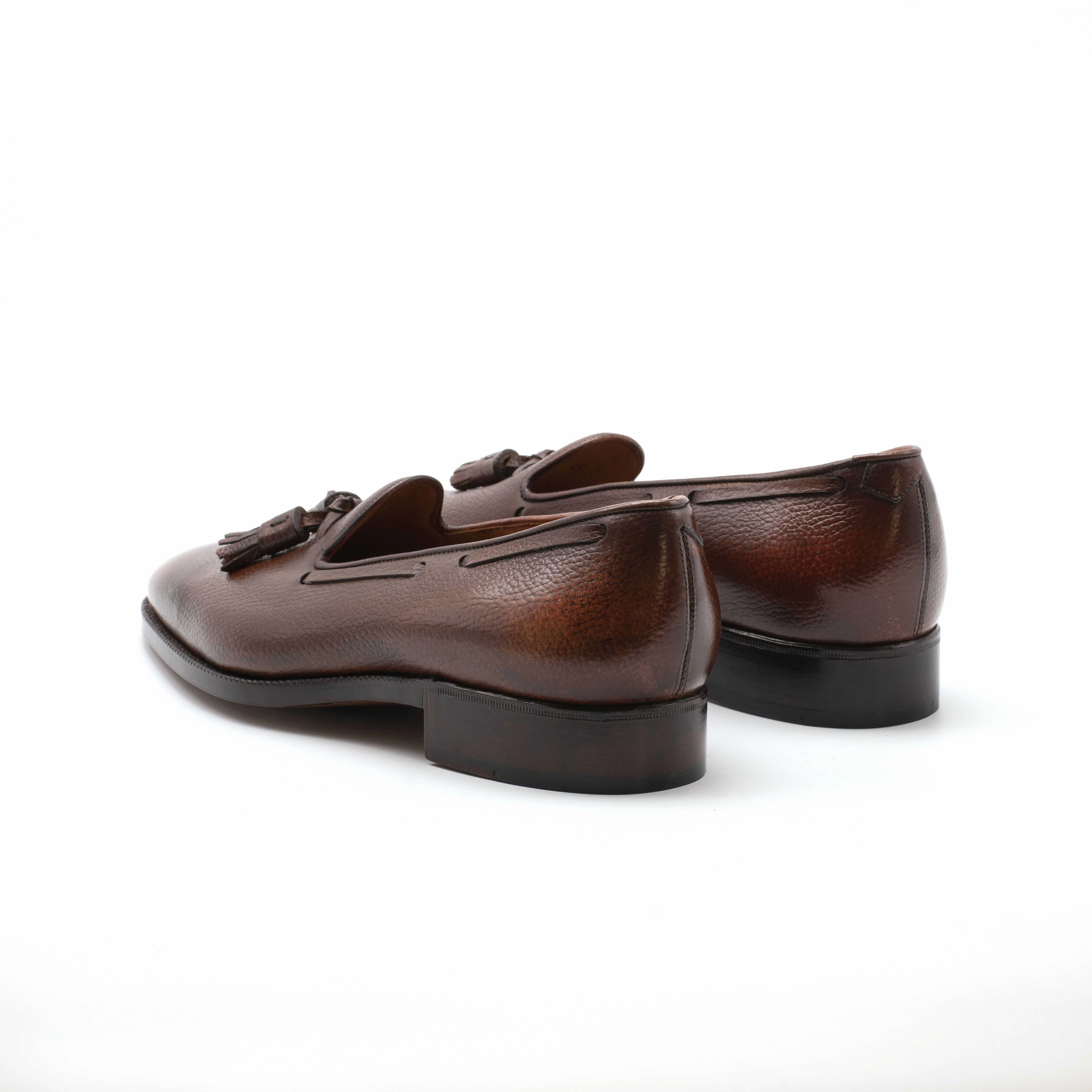 Pulse Of The City Emilio Loafer - Dark Oak Handmade Patina