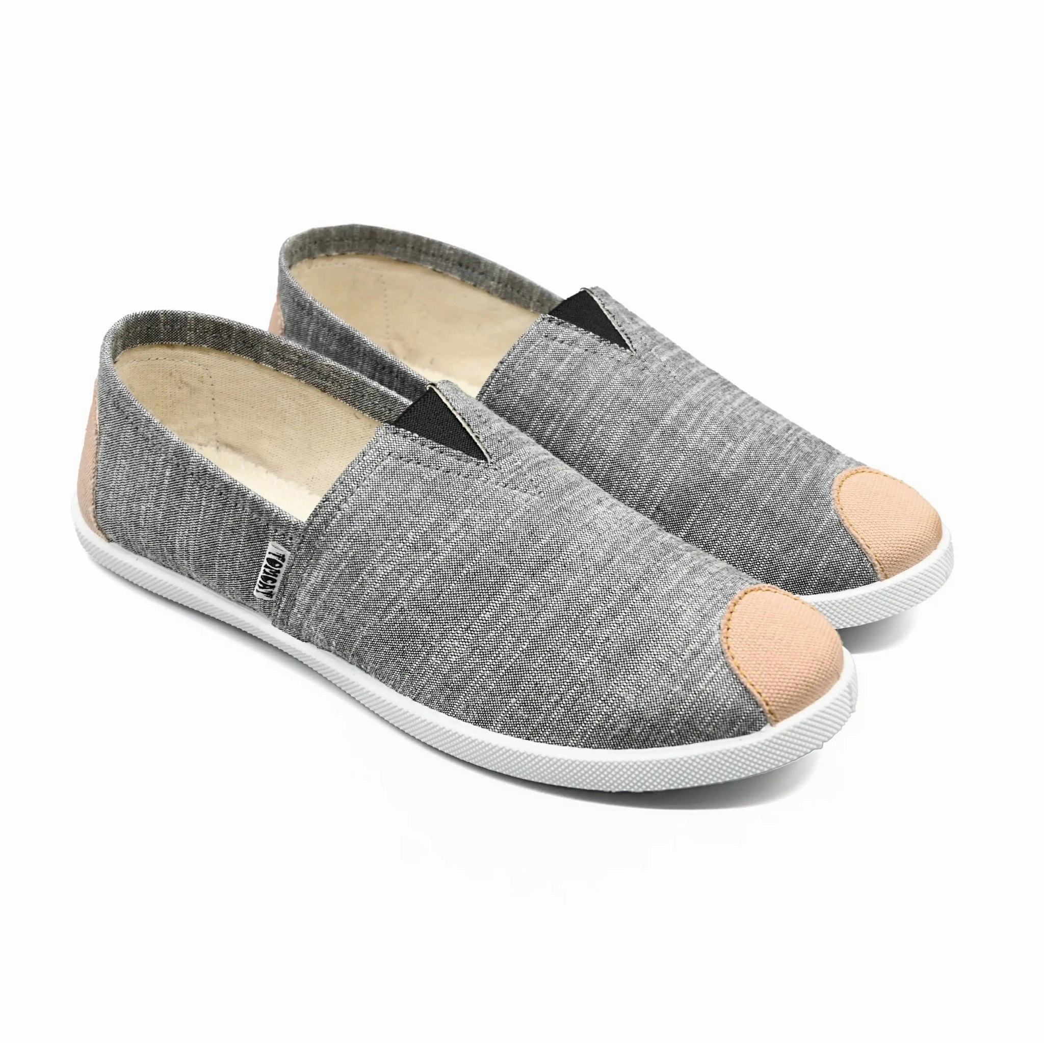 Effortless Fit Versatile Drop Emmy Chapisha Canvas Shoes - Grey