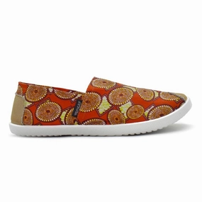 Mindful Motion Understated Utility Emmy Chapisha Canvas Shoes - Multi Brick Red