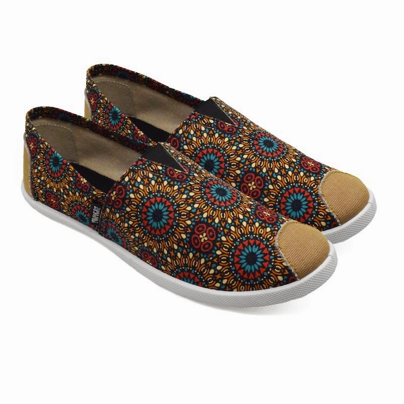Emmy Chapisha Canvas Shoes - Multi Green Live Light
