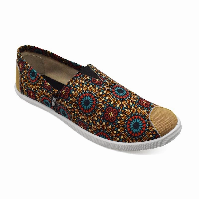 Emmy Chapisha Canvas Shoes - Multi Green Refined Moves