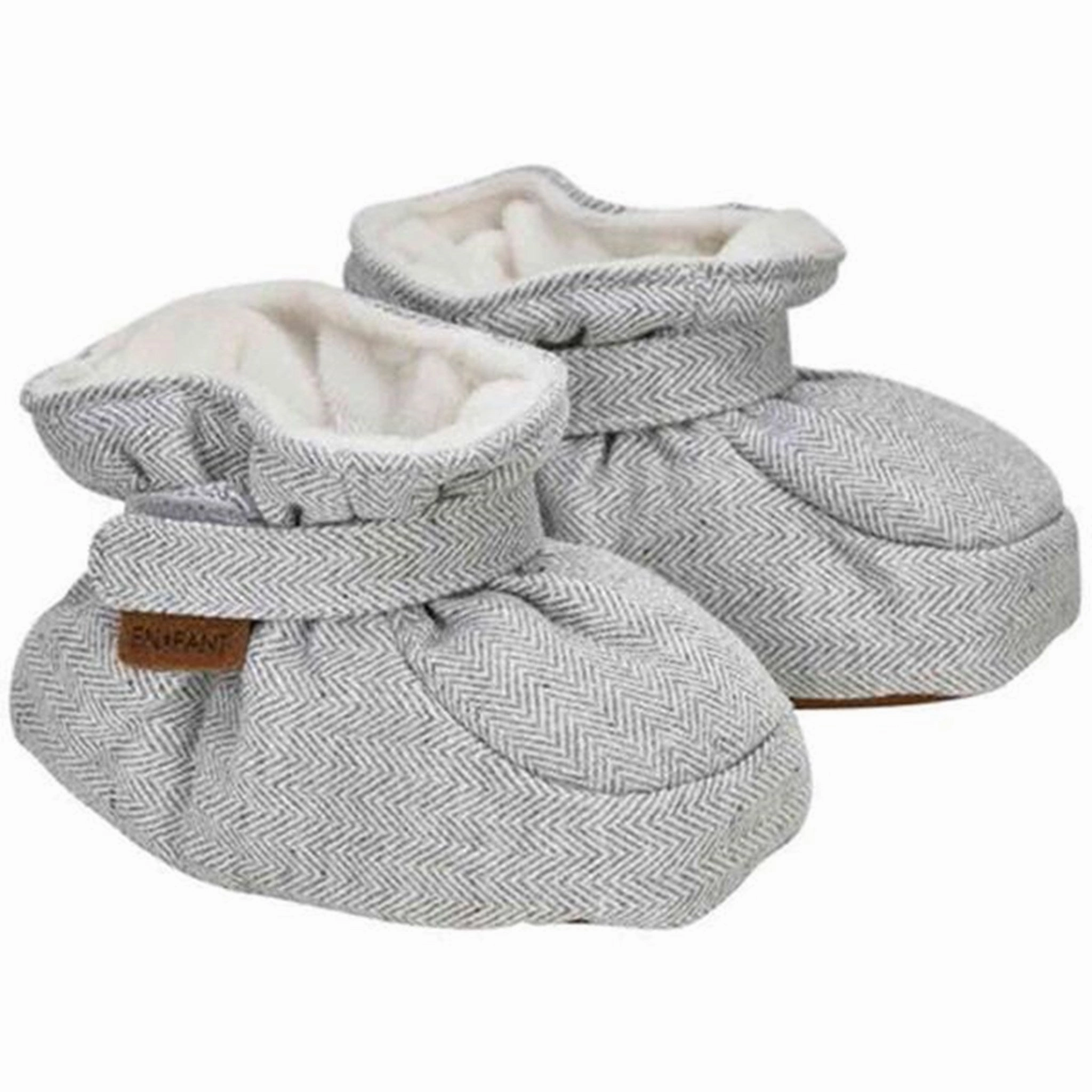 En Fant Baby Slippers Grey Melange Style To Move City State
