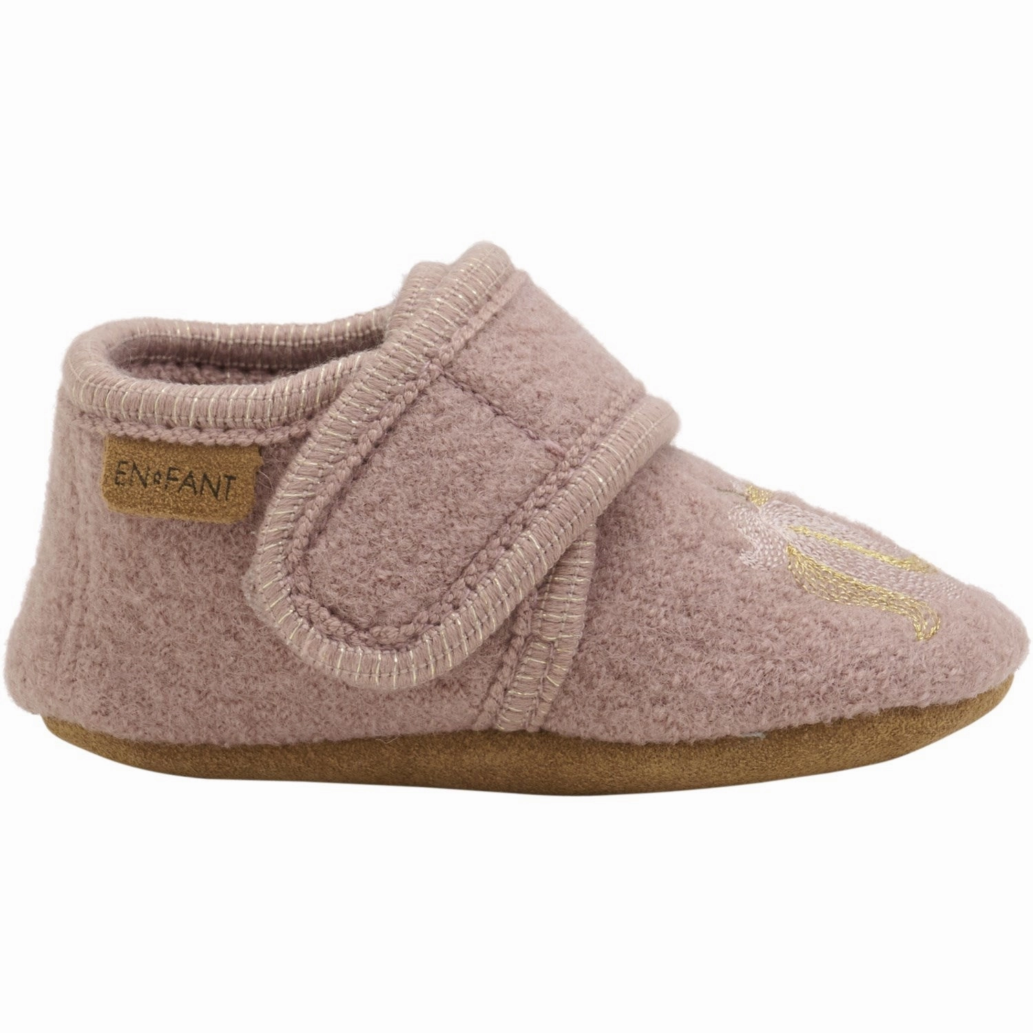 En Fant Bark Wool Slippers With Embroidery Explore With Ease Smart Function