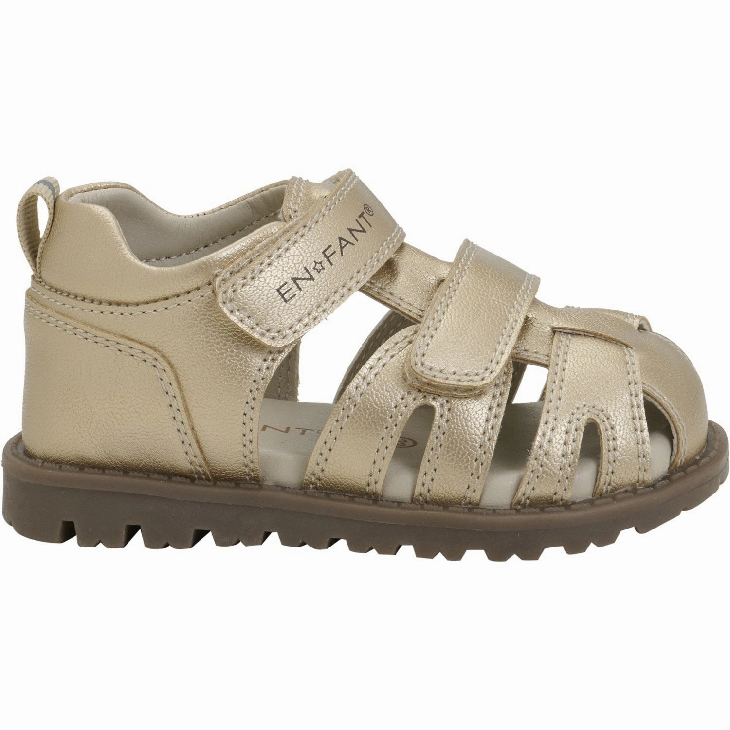 Movement Layers Timeless Motionwear En Fant Champagne Beige Sandal Velcro