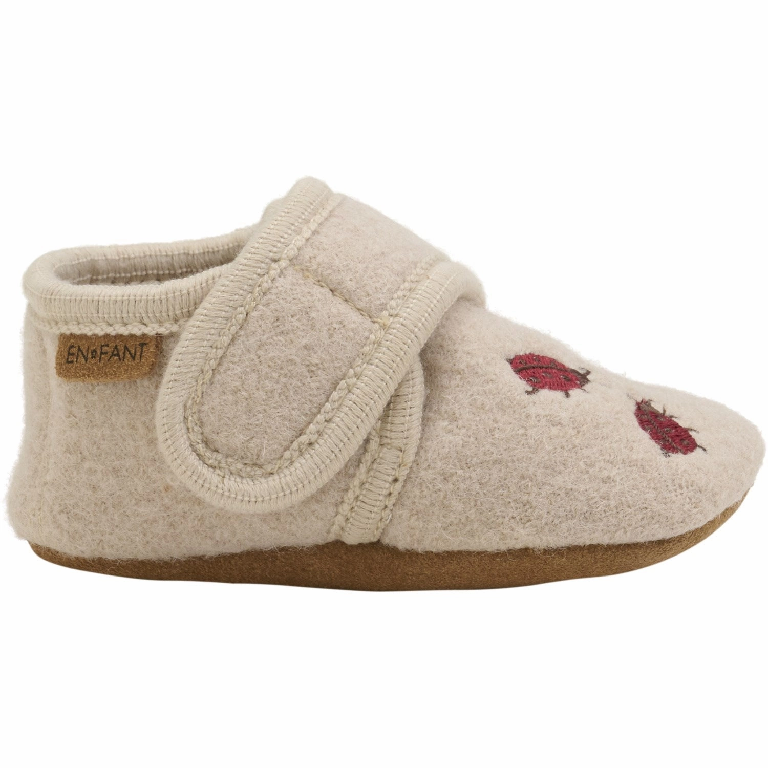 Minimal Mood Wear The Moment En Fant Moonlight Wool Slippers With Embroidery