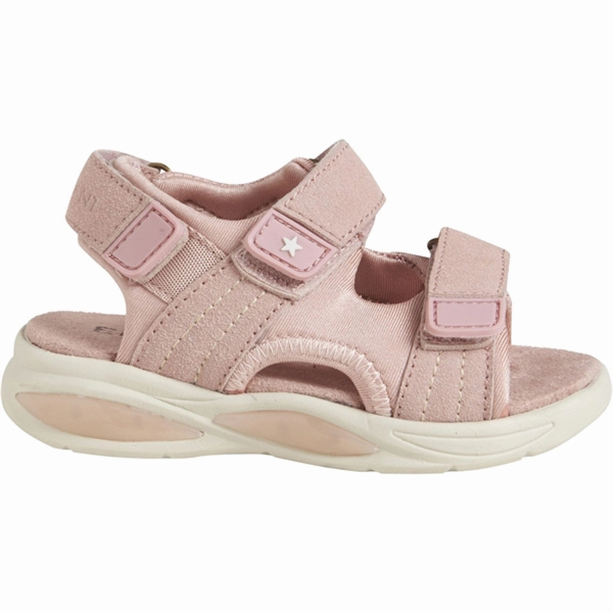 En Fant Sandal Velcro With Light Misty Rose Tech-Forward Fit