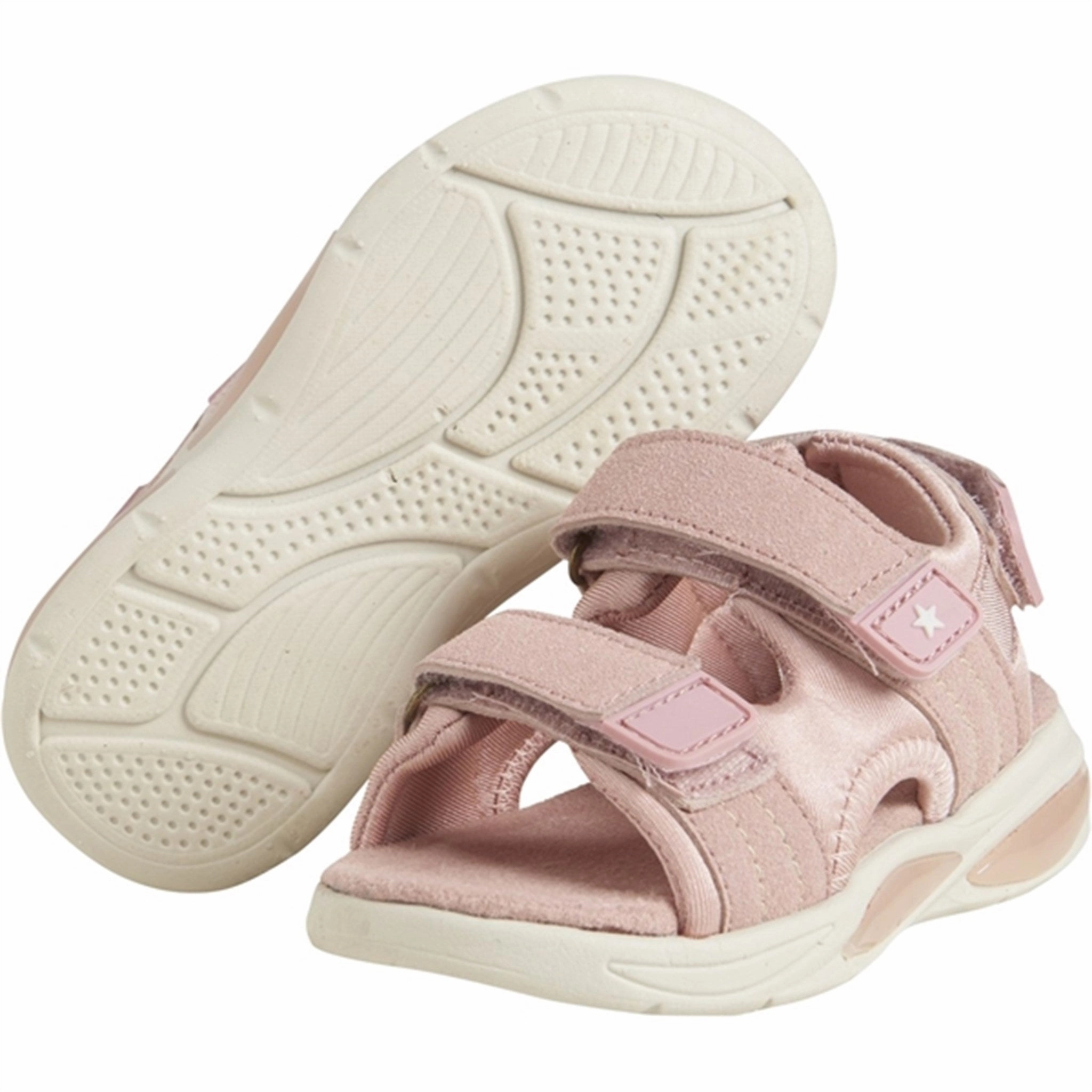 En Fant Sandal Velcro With Light Misty Rose Move-Fit Optimized Outfitwear