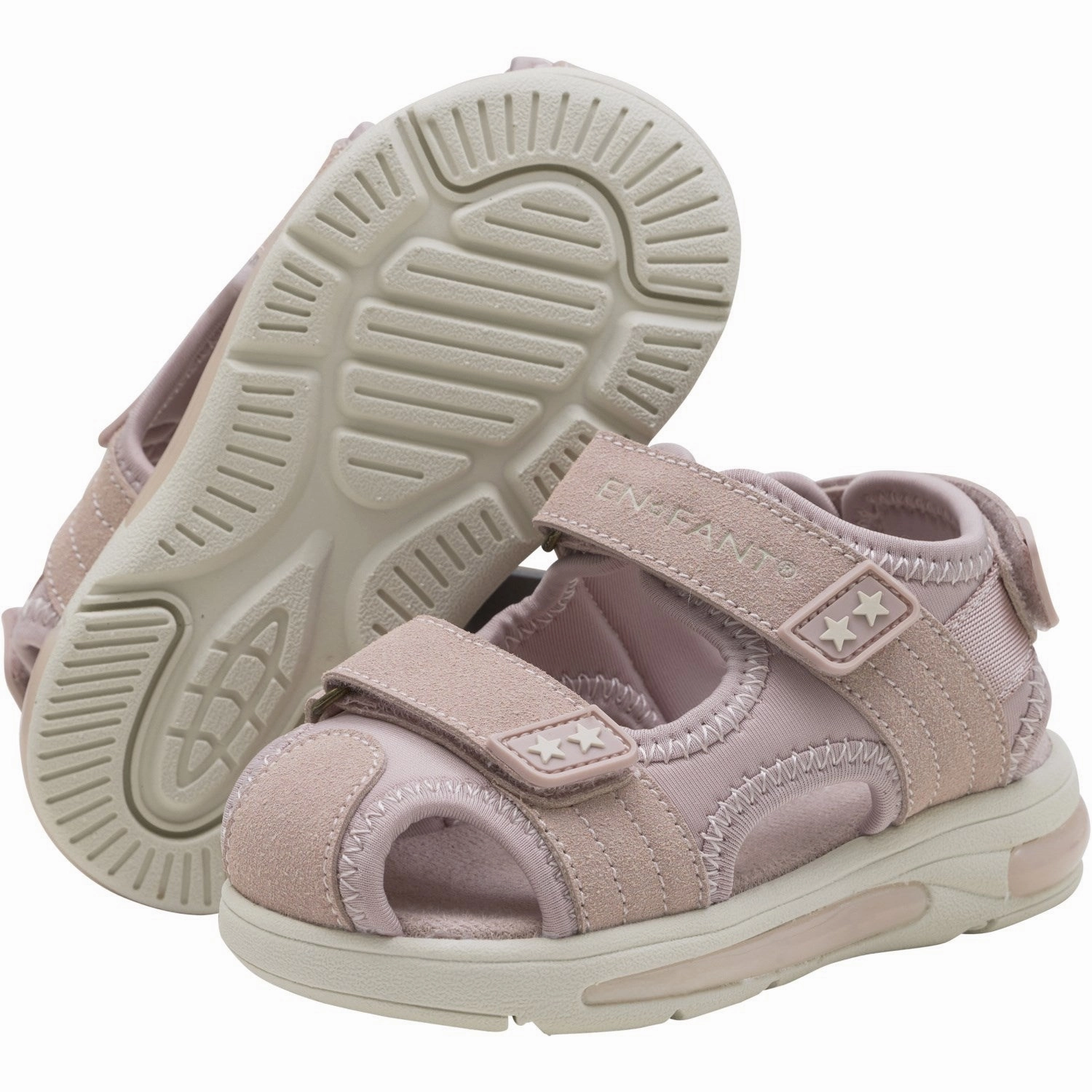 Essential Edge En Fant Sepia Rose Sandals Velcro