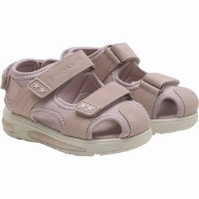 Freedom Dressed Wear With Intent En Fant Sepia Rose Sandals Velcro