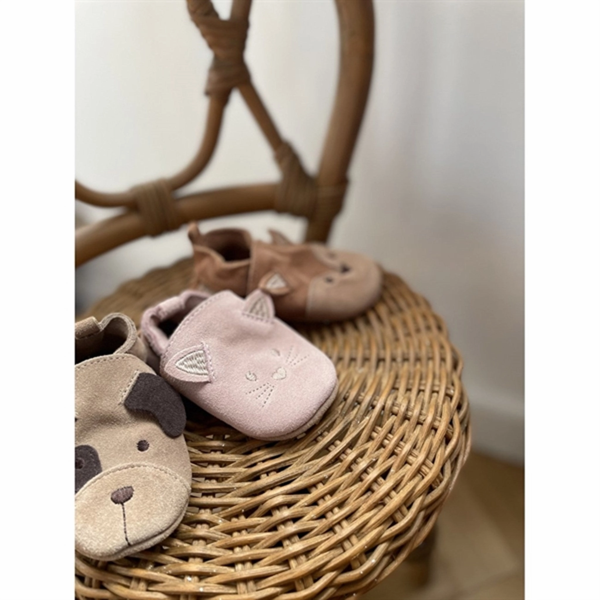 En Fant Slippers Animal Suede Lion All-Day Movement