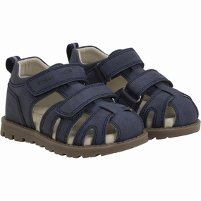 Designed To Perform Motion Clarity En Fant Vintage Indigo Sandal Velcro