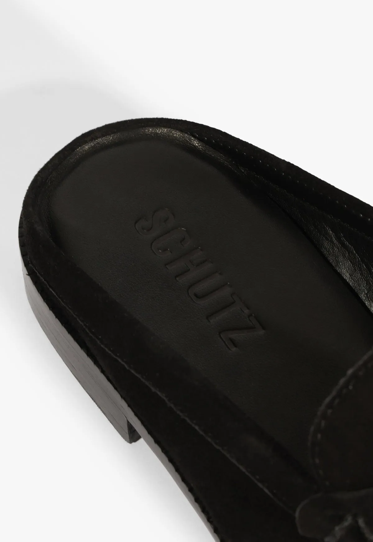 Essential Gear Tyche Mule Suede Flat