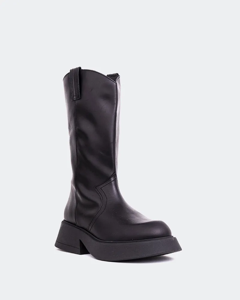 Essential Drop Gaulle Black Leather