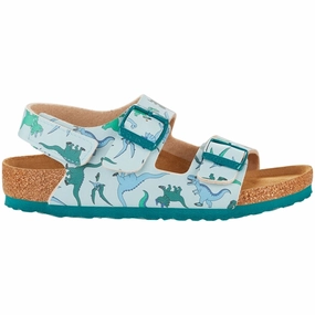 Cool Minimalism Birkenstock Milano Hl Big Dino Light Blue Sandals