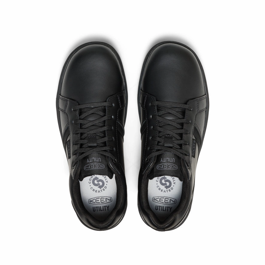 Men'S Kenton Wtx Work Shoe (Soft Toe)  |  Black/Black Flexible Everyday