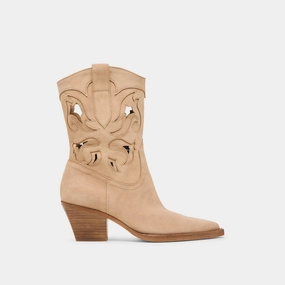Ravena Boots Bamboo Suede Minimal Design