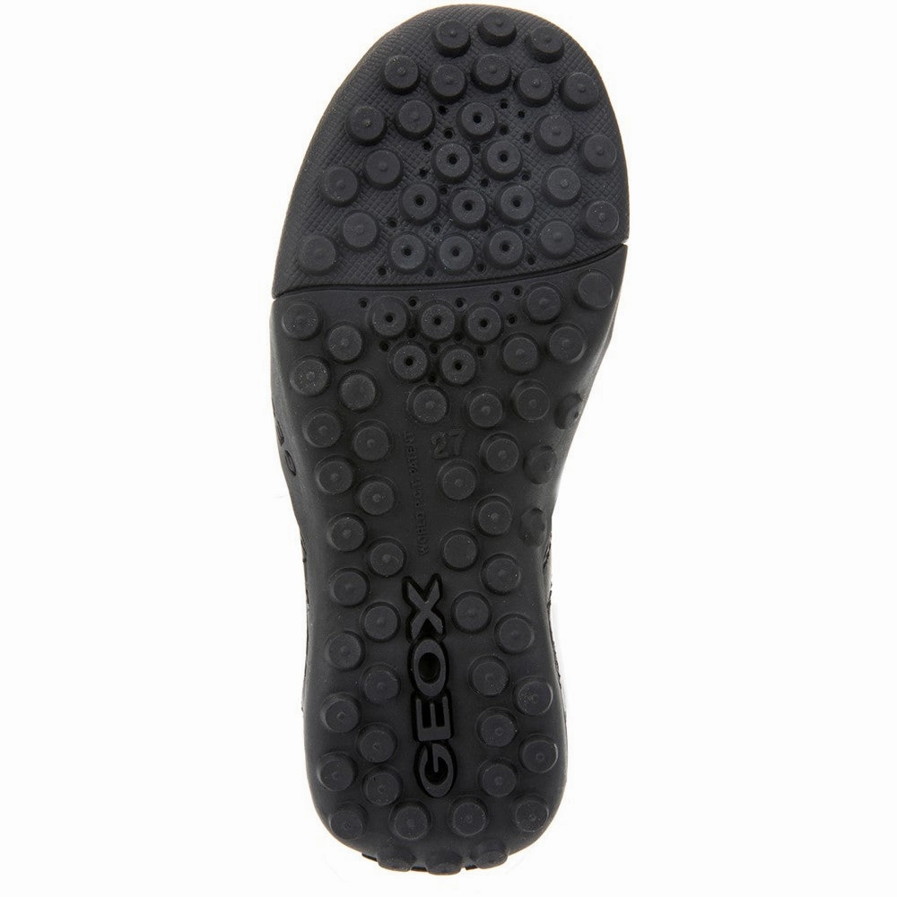 Geox J W.Snake Moc B Moccasins Junior School Shoes Easy Fit System