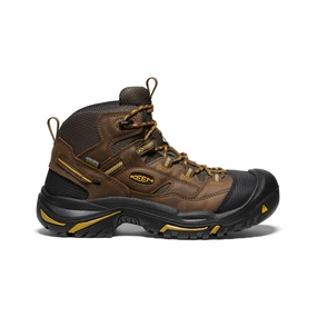 Core To Explore Quiet Design Men'S Braddock Waterproof Mid (Steel Toe)  |  Cascade Brown/Tawny Olive