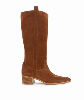 Judith Camel Cowboy Boots Bold By Design