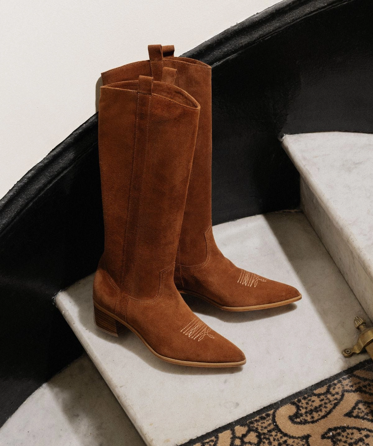 Simplify Style Judith Camel Cowboy Boots