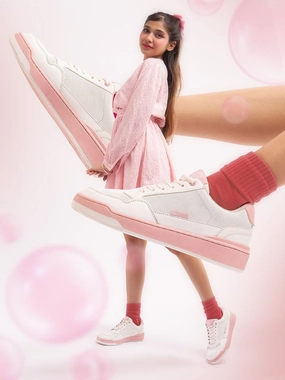 Bacca Bucci WomenS Vibe City Sneakers  Lavender And Blush Pink Elevate Your Routine Living Flow