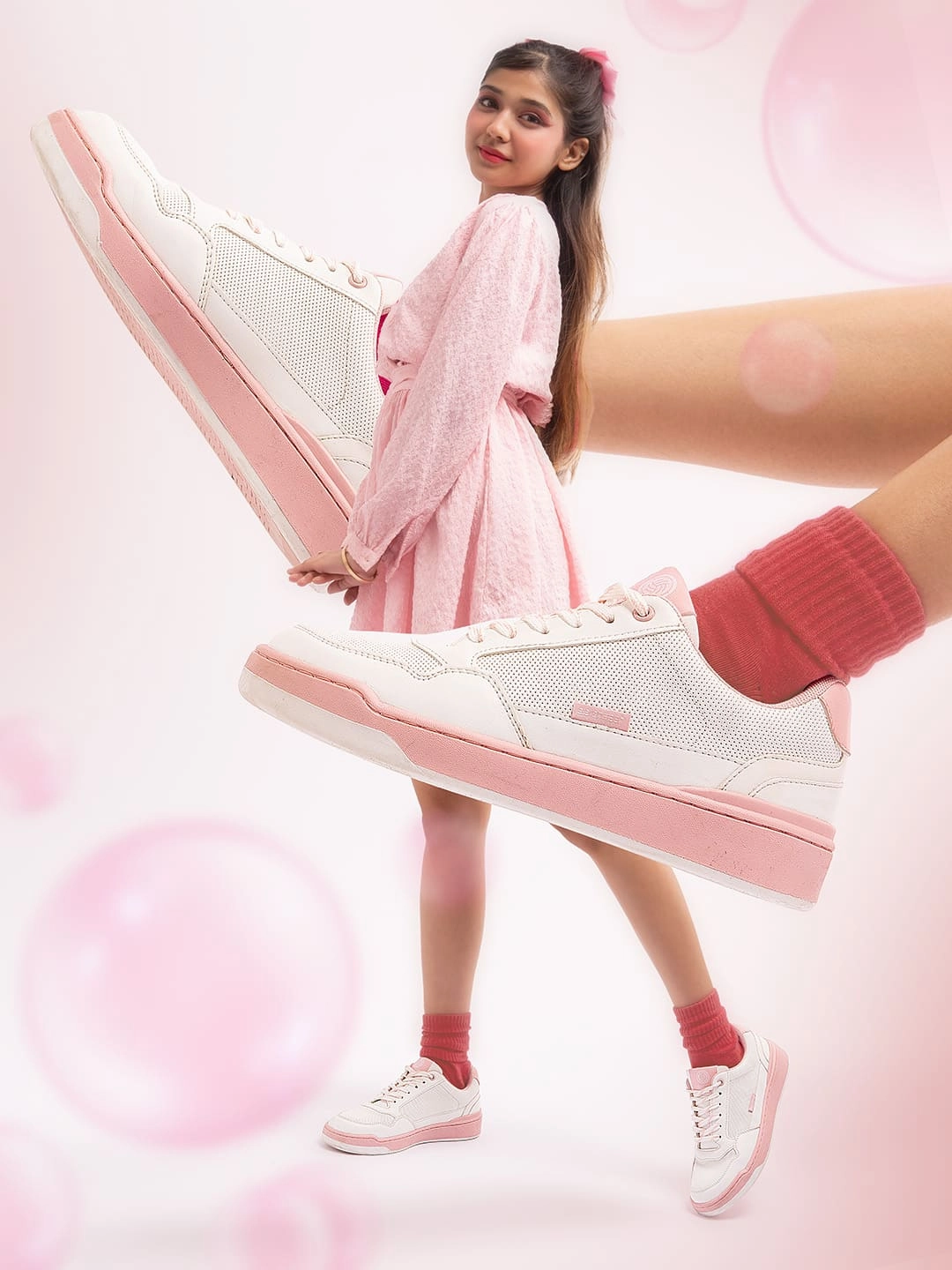 Bacca Bucci WomenS Vibe City Sneakers  Lavender And Blush Pink Your Next Layer