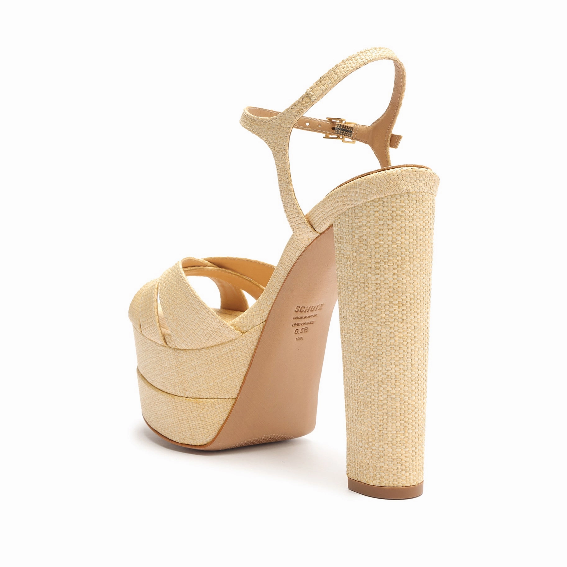 Keefa High Raffia Sandal Anywhere Utility Quiet Vibe