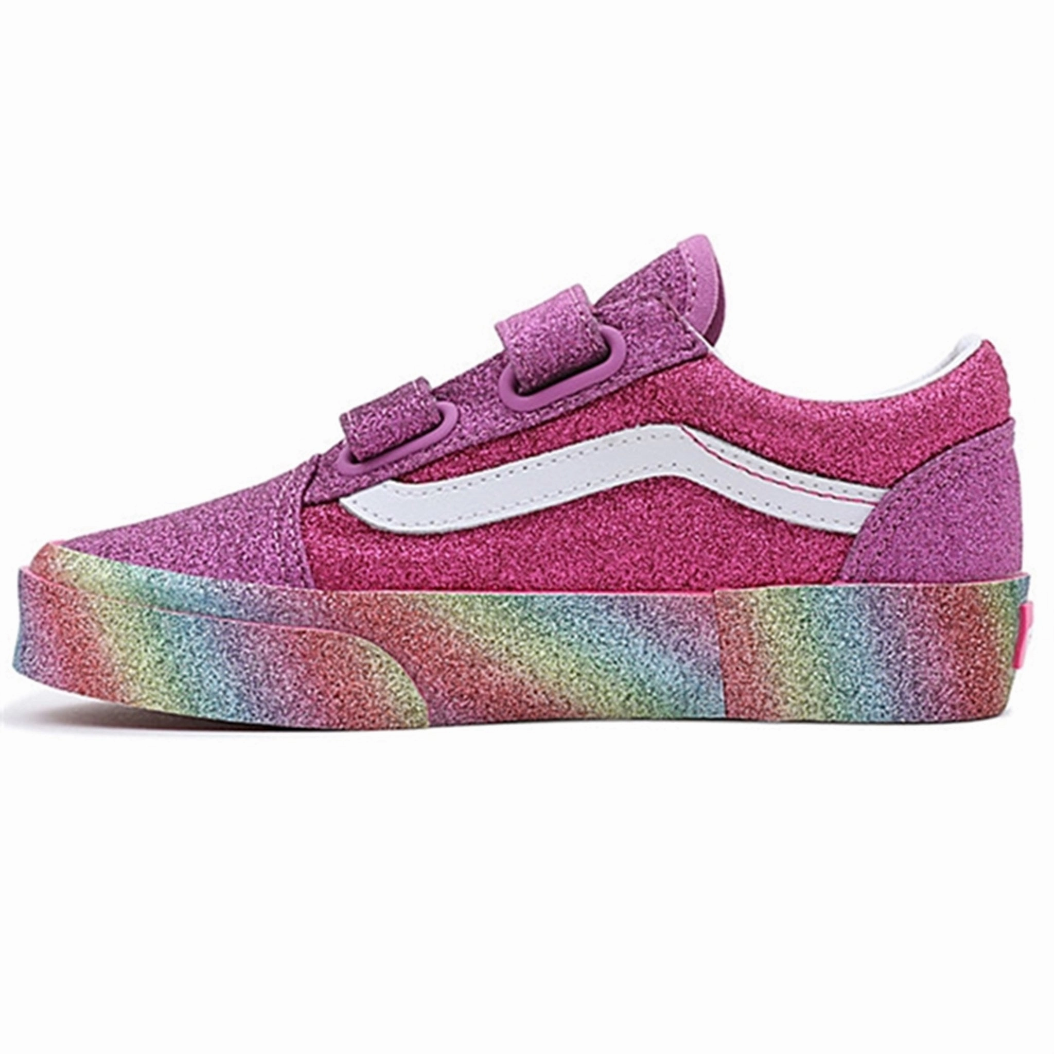 Vans Uy Old Skool V Sneakers Glitter Rainglow Pink/Multi Motion-Driven Wear
